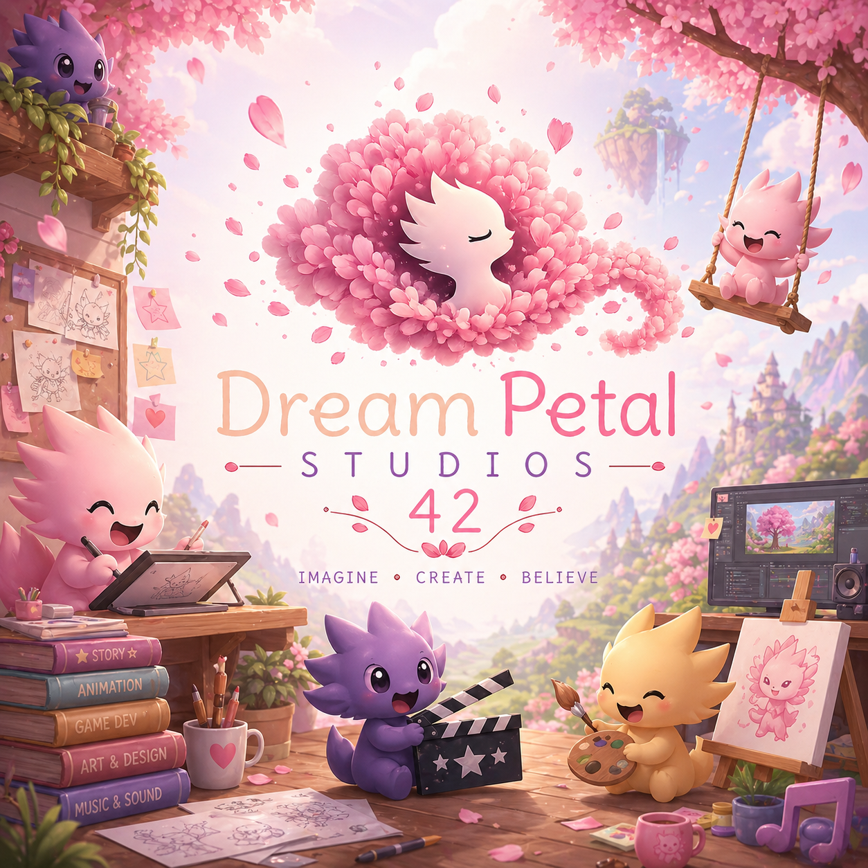 DreamPetal Studios 42 art card